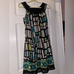 Retro pattern vibe dress 👗